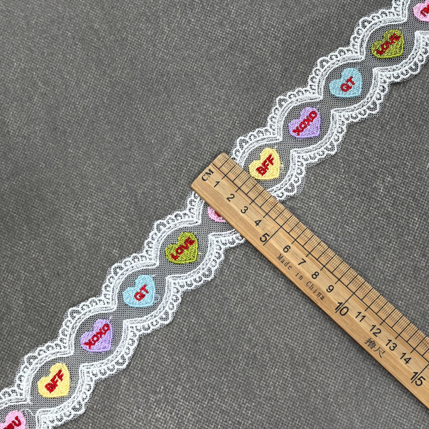 Conversation Heart Lace