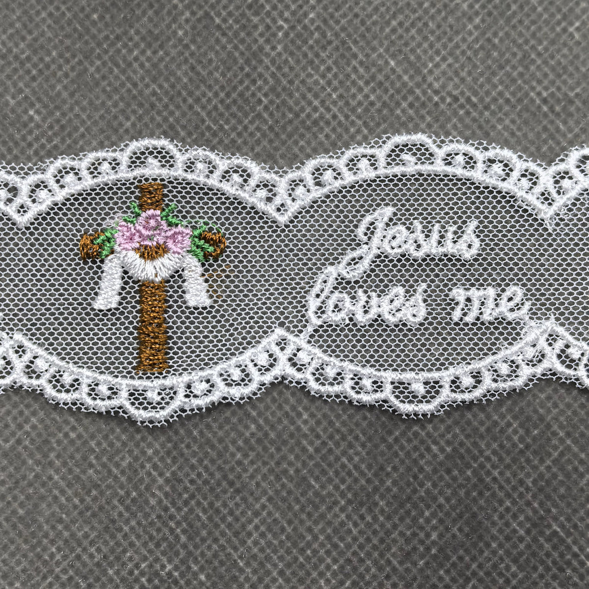 Jesus Loves Me Lace