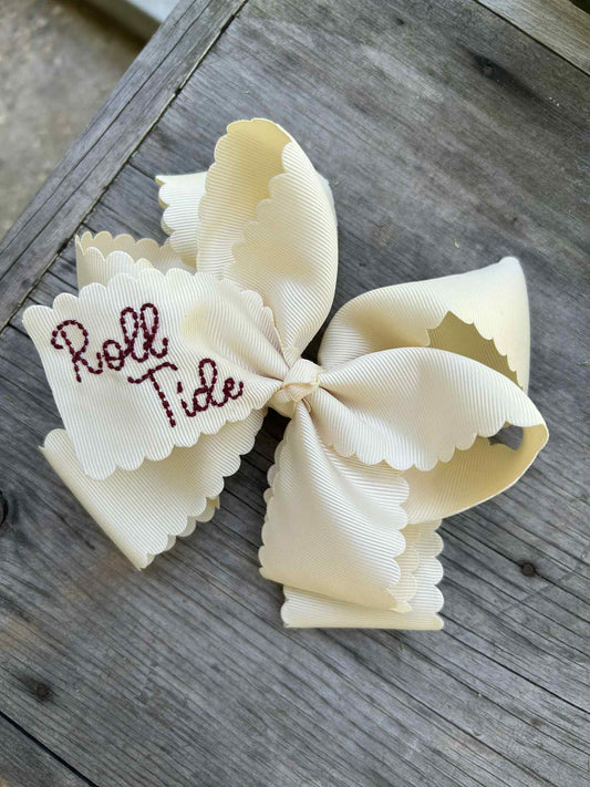 Scallop Game Day Bow