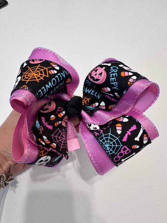 Halloween glitter iconic bow