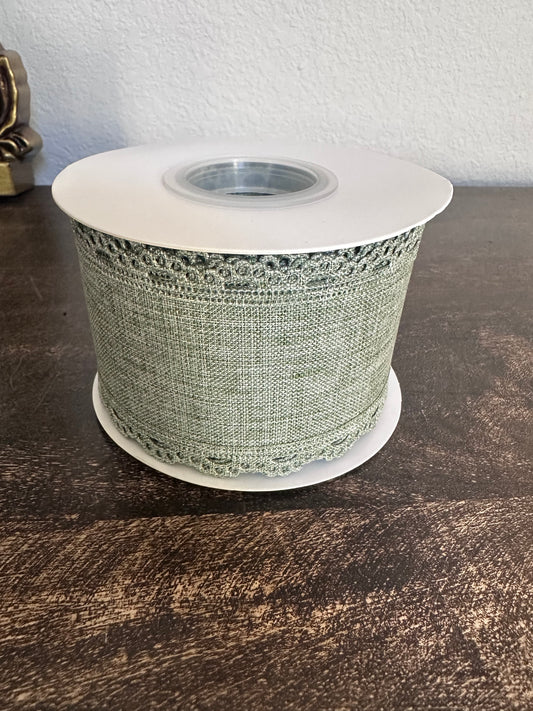2.5” light olive eyelet