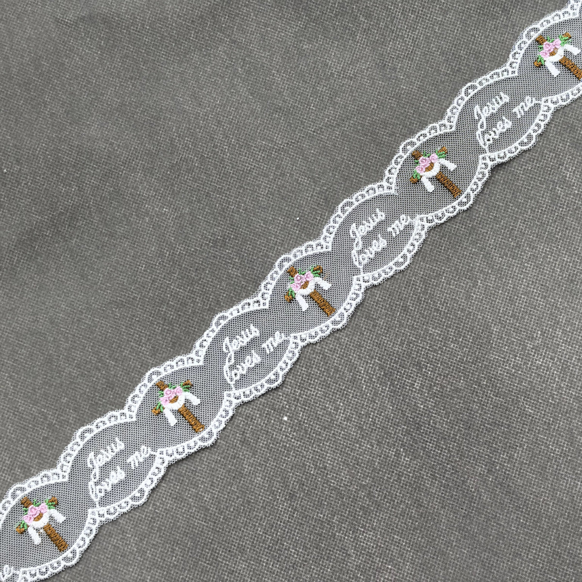 Jesus Loves Me Lace