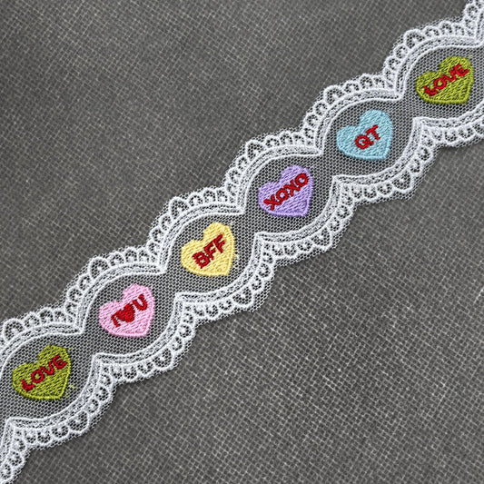 Conversation Heart Lace