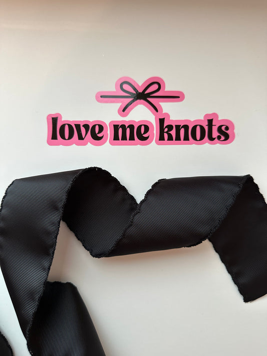 2.25” Black with Black Moonstitch