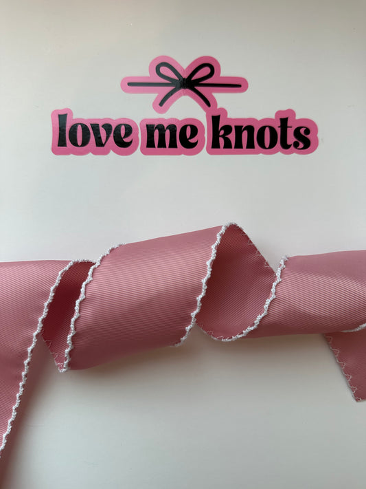 2.25” Dusty Rose Moonstitch