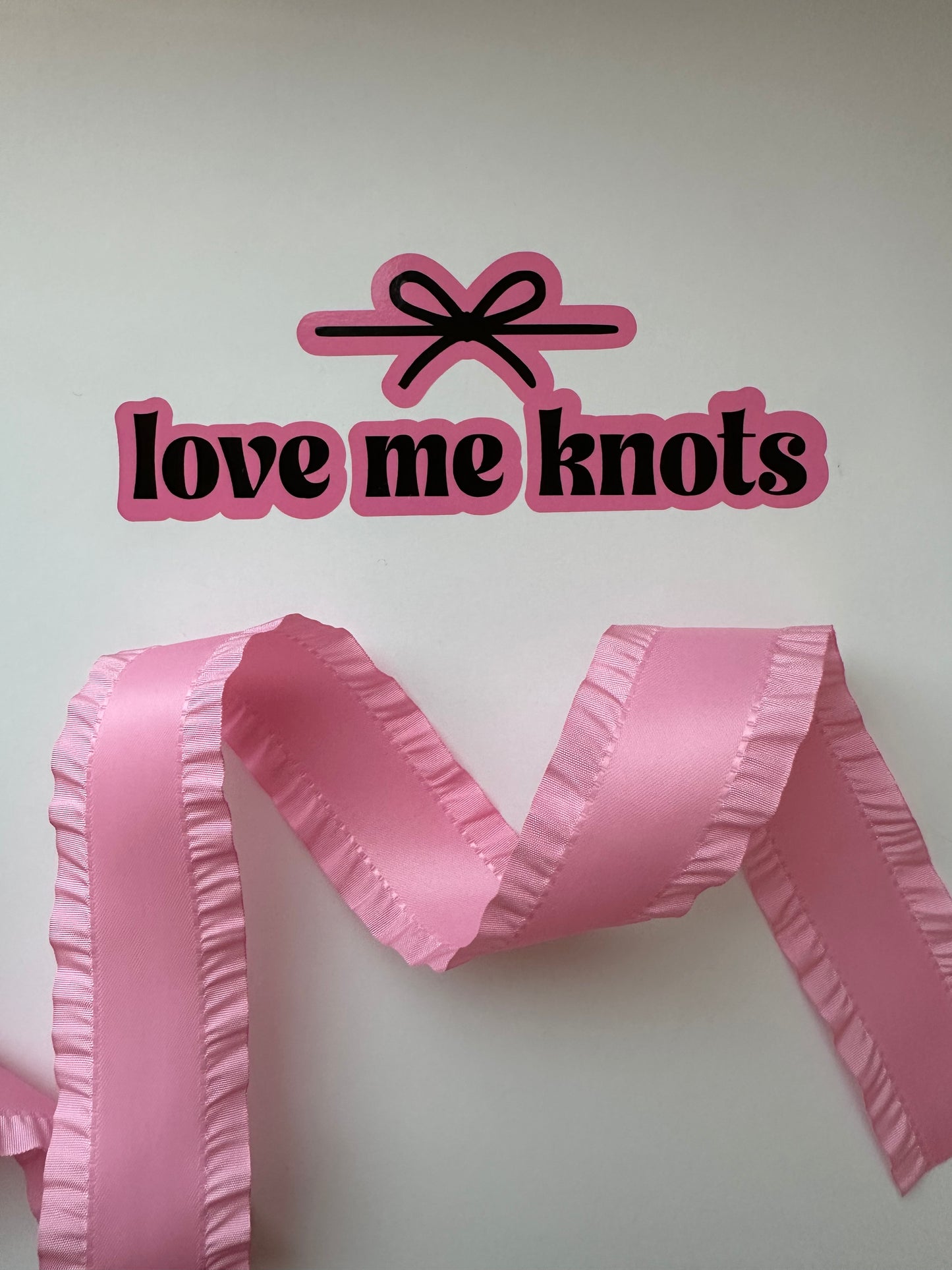 1.5” Bubblegum Pink Ruffle