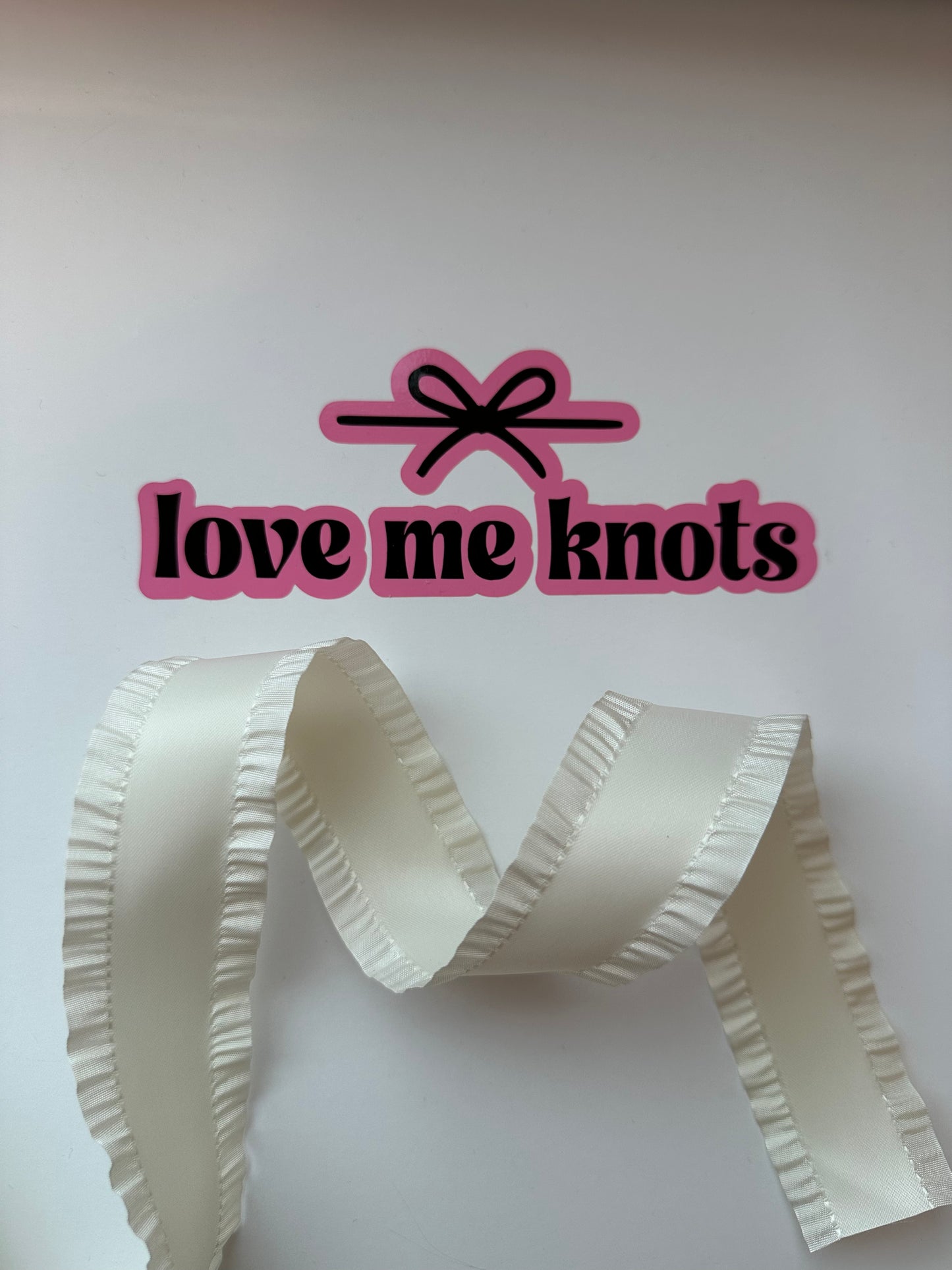 1.5” Cream Ruffle
