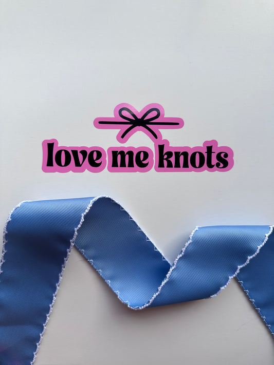 2” French blue Moonstitch
