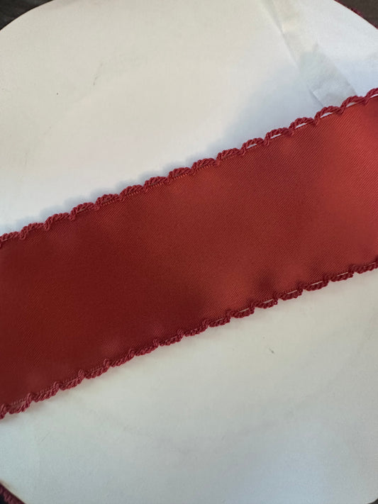2” rust with matching stitch