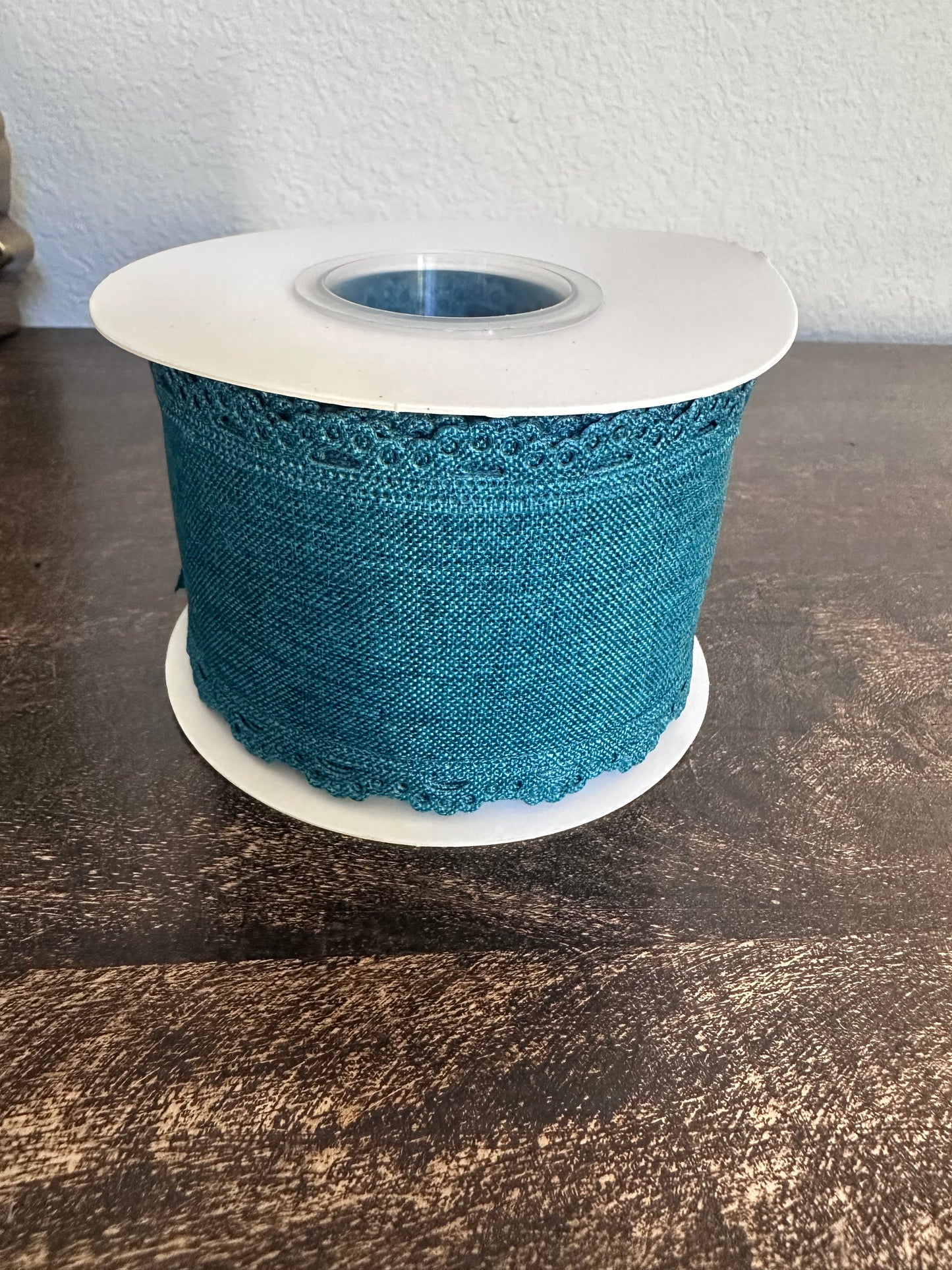 2.5” deep teal eyelet