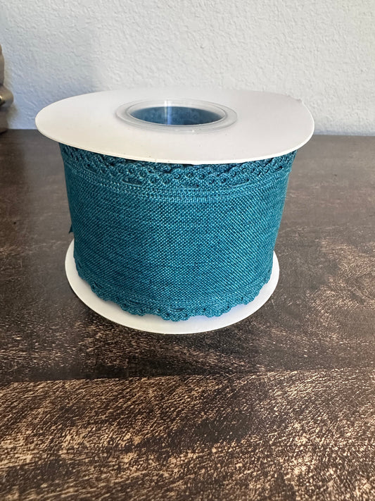 2.5” deep teal eyelet