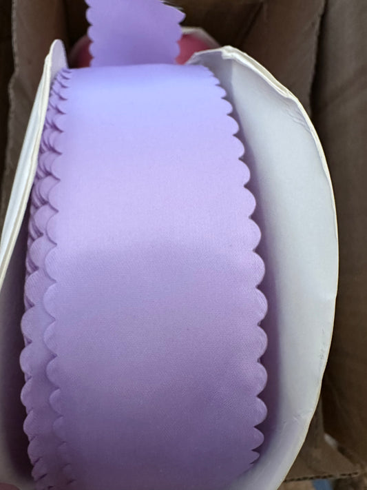 2” Satin Wavy- light orchid